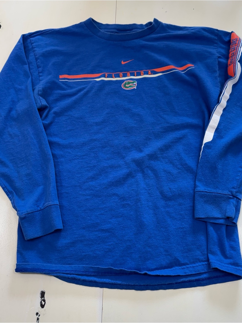 Vintage Nike Team Florida Gators Men's Long Sleeve T-Shirt (Medium)